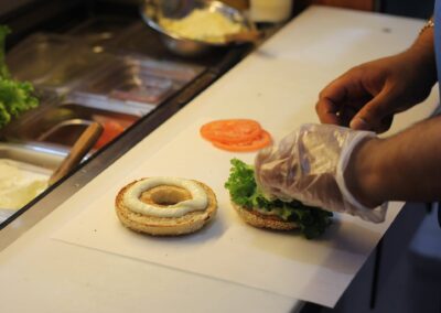 bagel with peanut butter-1